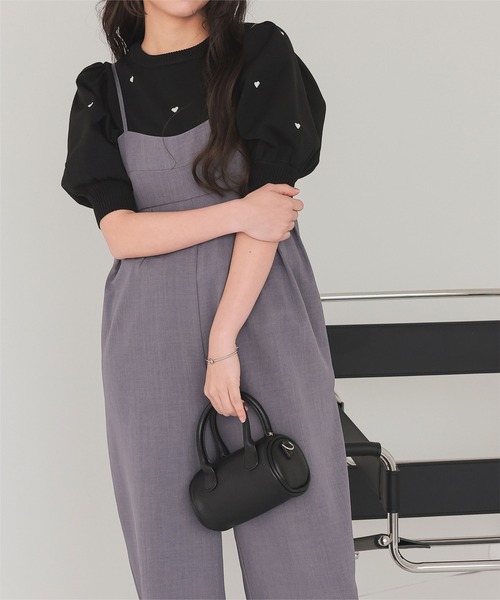 titivate（ティティベイト）の「ハート柄ボリュームスリーブプルオーバー（Tシャツ/カットソー・レディース・ホワイト系その他/ブラック系その他/ホワイト系その他2/グレー系その他・FREE）」の17枚目の写真