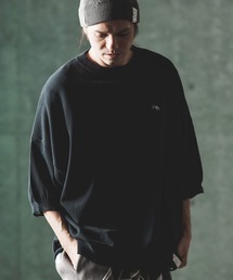 GLIMCLAP（グリムクラップ）の「mn2924- Distressed short-sleeve sweater  ニット（ニット/セーター）」