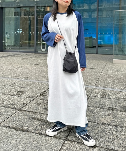 CPCM(シーピーシーエム)の「メッシュ切替ラグランワンピース(ワンピース・レディース・ブラック/ネイビー/レッド・FREE)」の22枚目の写真