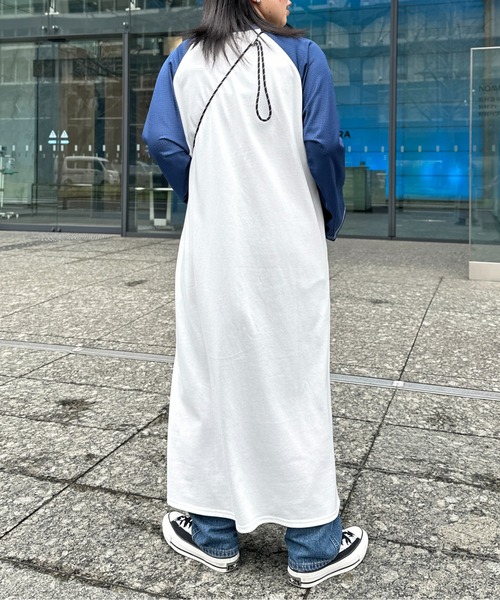 CPCM(シーピーシーエム)の「メッシュ切替ラグランワンピース(ワンピース・レディース・ブラック/ネイビー/レッド・FREE)」の19枚目の写真