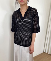 Didot.showroom | 【DIDOT.】メッシュニットハーフポロ(ポロシャツ)