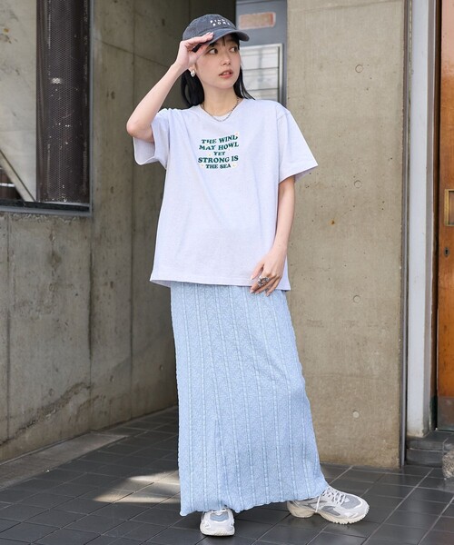  JEANS ロゴ ミニ Tシャツワンピース RODEO CROWNS WIDE BOWL | SIGNS ダブルジャガードニット