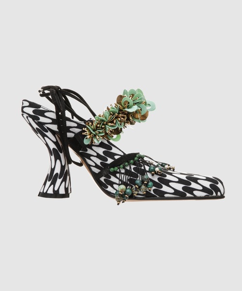 DRIES VAN NOTEN(ドリスヴァンノッテン)の「QU739(パンプス・レディース・グリーン・36/38/37)」の2枚目の写真
