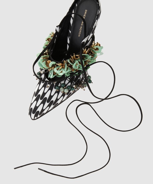 DRIES VAN NOTEN(ドリスヴァンノッテン)の「QU739(パンプス・レディース・グリーン・36/38/37)」の7枚目の写真