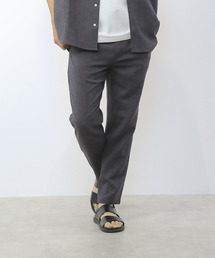 MASTER FRAME（マスターフレーム ）の「【MASTER FRAME/マスターフレーム】リネンライクキャンバスワンプリーツイージーパンツ（その他パンツ）」