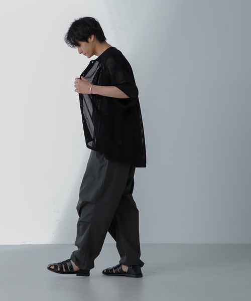 NANO universe（ナノユニバース）の「ライトウェイトイージーパンツ（その他パンツ・メンズ・カーキ/ホワイト/チャコール/ネイビー・S/M/L/XL）」の9枚目の写真