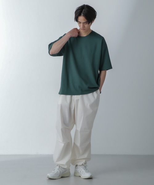 NANO universe（ナノユニバース）の「ライトウェイトイージーパンツ（その他パンツ・メンズ・カーキ/ホワイト/チャコール/ネイビー・S/M/L/XL）」の6枚目の写真