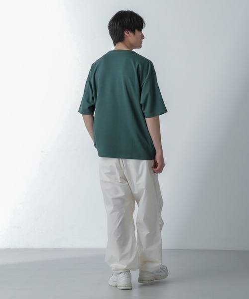 リーライダース × ナノユニバース ホワイト M ペインターパンツ 【新品】 セール】Lee/リー 【新作】DUNGAREES ワイドペインターパンツ