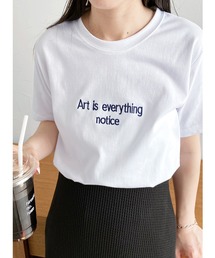 reca | 【ロゴが選べる！】ロゴ刺繍Tシャツ(Tシャツ/カットソー)
