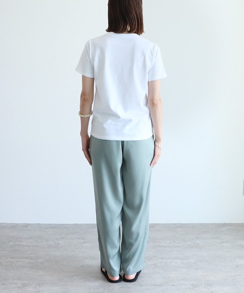 reca（レカ）の「【ロゴが選べる！】ロゴ刺繍Tシャツ（Tシャツ/カットソー・レディース・チャコールグレー/ホワイト/ホワイト系その他/ブルー系その他・FREE）」の12枚目の写真