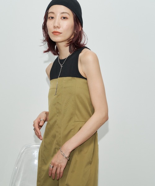 Auntie Rosa Holiday（アンティローザホリデー）の「ベアオールインワン（つなぎ/オールインワン・レディース・ブラック/オリーブ・FREE）」の12枚目の写真