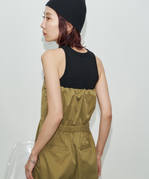 Auntie Rosa Holiday（アンティローザホリデー）の「ベアオールインワン（つなぎ/オールインワン・レディース・ブラック/オリーブ・FREE）」の13枚目の写真