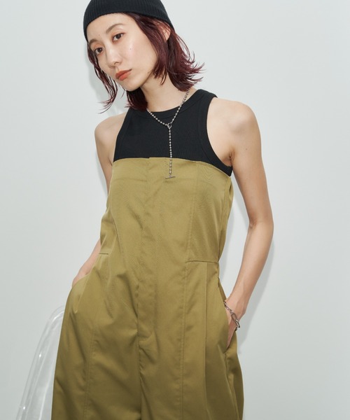 Auntie Rosa Holiday（アンティローザホリデー）の「ベアオールインワン（つなぎ/オールインワン・レディース・ブラック/オリーブ・FREE）」の11枚目の写真