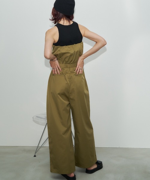 Auntie Rosa Holiday（アンティローザホリデー）の「ベアオールインワン（つなぎ/オールインワン・レディース・ブラック/オリーブ・FREE）」の8枚目の写真