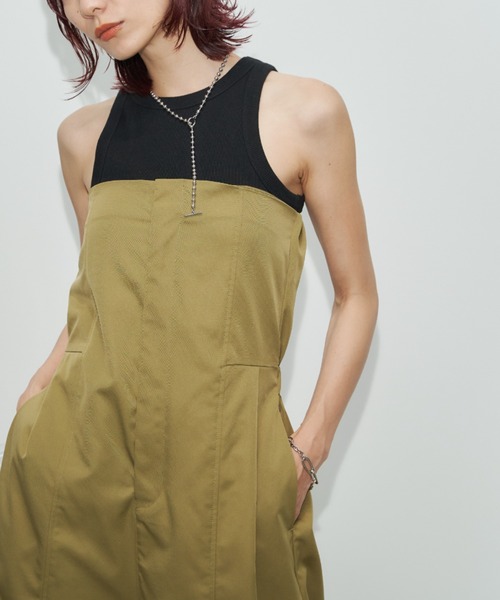 Auntie Rosa Holiday（アンティローザホリデー）の「ベアオールインワン（つなぎ/オールインワン・レディース・ブラック/オリーブ・FREE）」の9枚目の写真