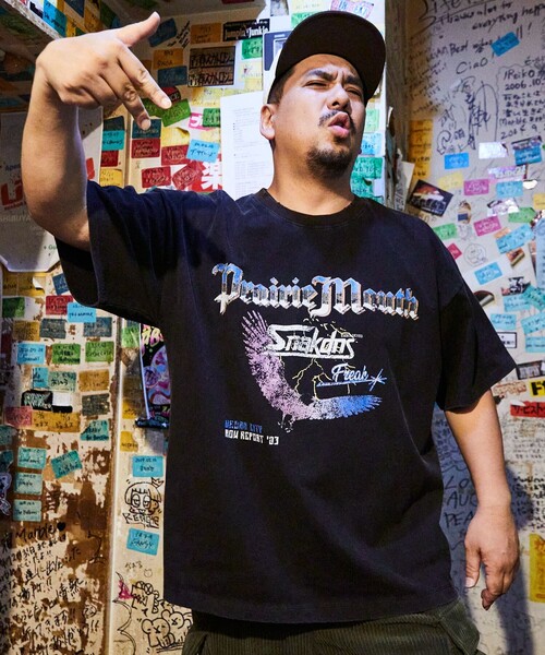 SUNIAKADANSHI/スニアカダンシ 別注 ツアー クルーネック ヴィンテージ加工 Tシャツ（Tシャツ/カットソー）｜FREAK'S STORE（フリークスストア）