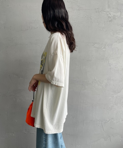 JEANS FACTORY （ジーンズファクトリー）の「[REMI RELIEF/レミレリーフ] 別注 ビッグシルエット SP加工プリントTシャツ（Tシャツ/カットソー・レディース・A/C/D/E/B・M）」の18枚目の写真