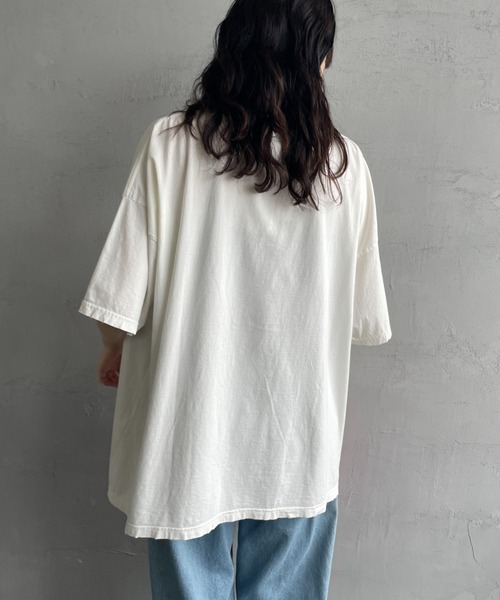 JEANS FACTORY （ジーンズファクトリー）の「[REMI RELIEF/レミレリーフ] 別注 ビッグシルエット SP加工プリントTシャツ（Tシャツ/カットソー・レディース・A/C/D/E/B・M）」の17枚目の写真