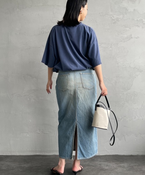 JEANS FACTORY （ジーンズファクトリー）の「[REMI RELIEF/レミレリーフ] 別注 ビッグシルエット SP加工プリントTシャツ（Tシャツ/カットソー・レディース・A/C/D/E/B・M）」の11枚目の写真