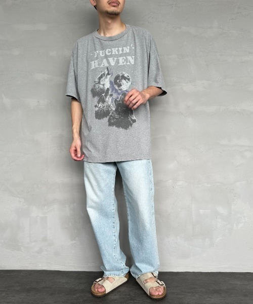 tシャツ 「REMI RELIEF/レミレリーフ」 別注 ビッグシルエット SP加工プリントTシャツ レディース メンズ REMI RELIEF tシャツ 「REMI RELIEF/レミレリーフ」 別注 ビッグ