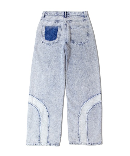 GALLIS ADDICTION ガリスアディクション の GA 切替STONE-WASH JEAN デニムパンツ
