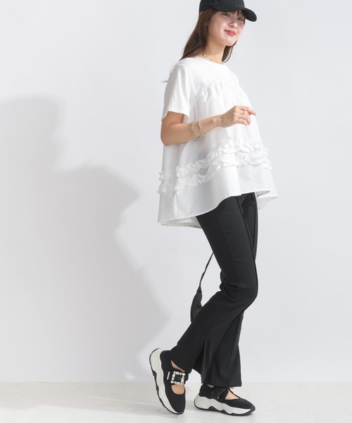 PICCIN(ピッチン)の「【WEB限定】スーパーストレッチスリット入りレギンスパンツ(その他パンツ・レディース・ブラック系その他/ブラック・M/L)」の8枚目の写真