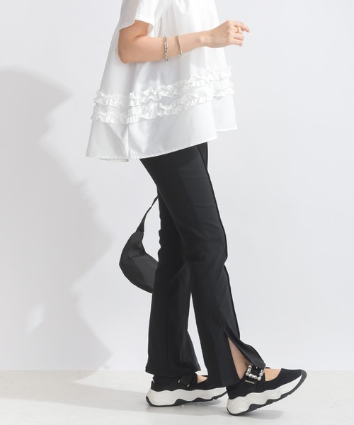 PICCIN(ピッチン)の「【WEB限定】スーパーストレッチスリット入りレギンスパンツ(その他パンツ・レディース・ブラック系その他/ブラック・M/L)」の4枚目の写真