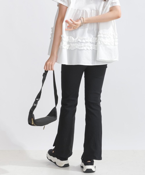 PICCIN(ピッチン)の「【WEB限定】スーパーストレッチスリット入りレギンスパンツ(その他パンツ・レディース・ブラック系その他/ブラック・M/L)」の5枚目の写真