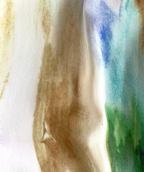 Q（キュー）の「ニュアンスカラーブルゾン（ブルゾン・レディース・グリーン系/イエロー系・MEDIUM）」の16枚目の写真