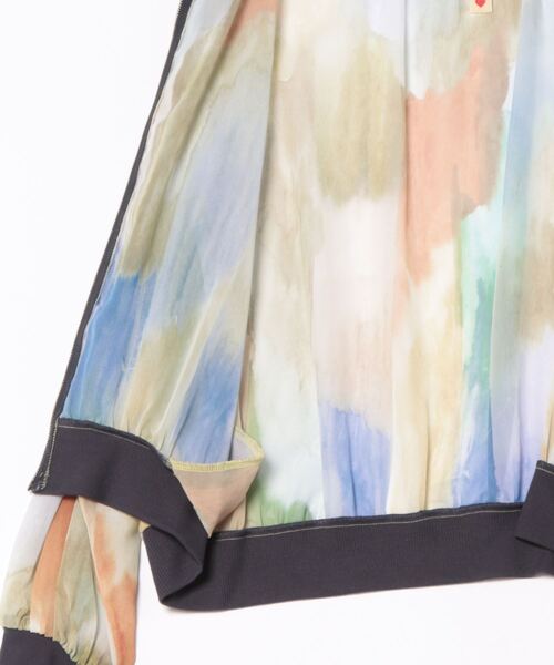 Q（キュー）の「ニュアンスカラーブルゾン（ブルゾン・レディース・グリーン系/イエロー系・MEDIUM）」の20枚目の写真