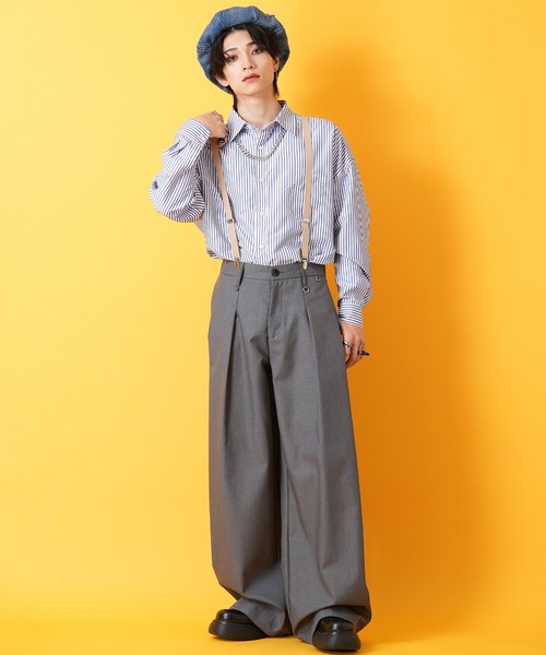 an meets zakka ナローサスペンダー / メンズ レディース ゴム ベルト