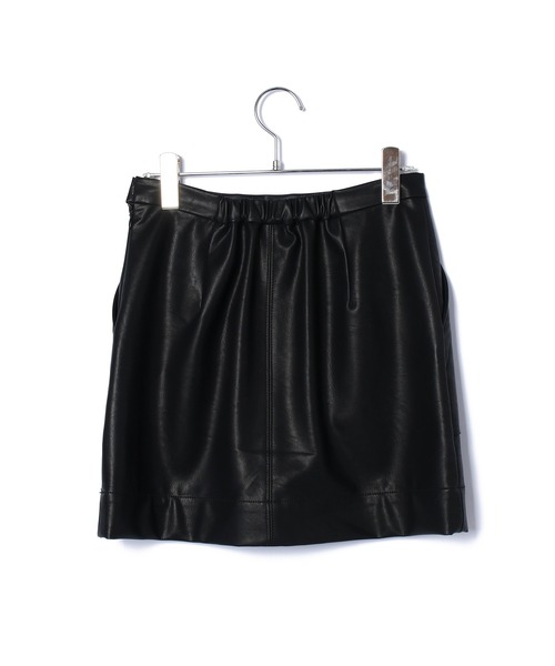 VIS（ビス）の「ヴィンテージライク合皮ミニスカート（スカート・レディース・ブラック/ダークブラウン/ピンク・S/M）」の9枚目の写真