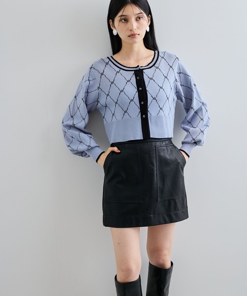 VIS（ビス）の「ヴィンテージライク合皮ミニスカート（スカート・レディース・ブラック/ダークブラウン/ピンク・S/M）」の21枚目の写真