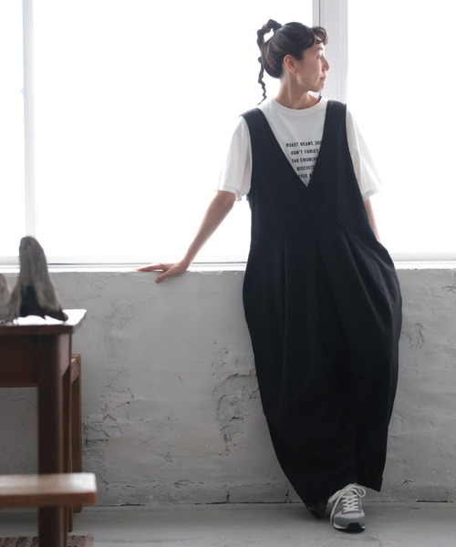 soulberry(ソウルベリー)の「さりげなく覗く、素敵なTシャツ。(Tシャツ/カットソー・レディース・オフホワイト・M/5L/4L/3L/LL/L)」の15枚目の写真