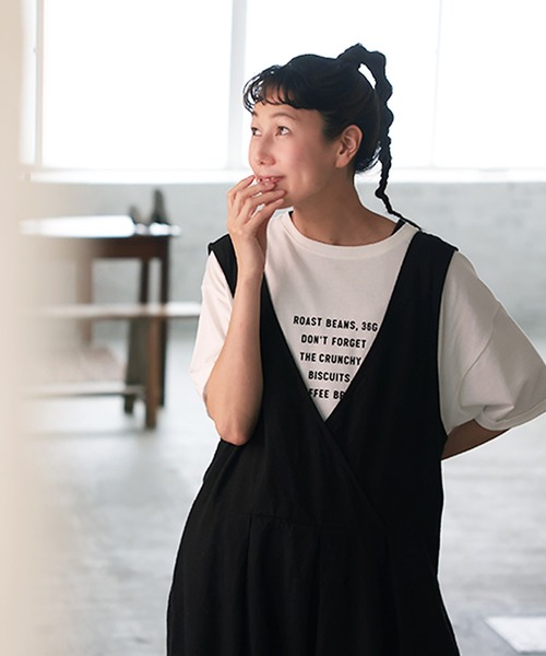 tシャツ さりげなく覗く、素敵なTシャツ。 レディース さりげなく覗く、素敵なTシャツ。（Tシャツ/カットソー