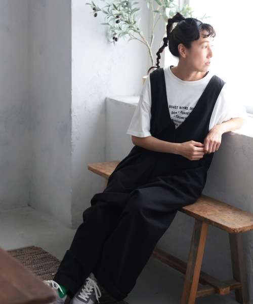 soulberry(ソウルベリー)の「さりげなく覗く、素敵なTシャツ。(Tシャツ/カットソー・レディース・オフホワイト・M/5L/4L/3L/LL/L)」の18枚目の写真