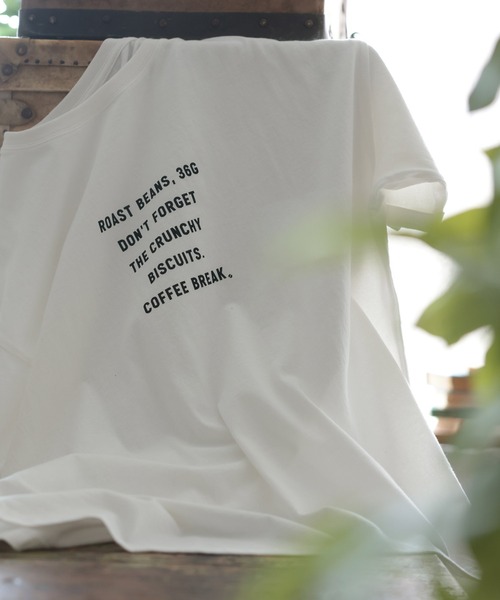 soulberry(ソウルベリー)の「さりげなく覗く、素敵なTシャツ。(Tシャツ/カットソー・レディース・オフホワイト・M/5L/4L/3L/LL/L)」の10枚目の写真
