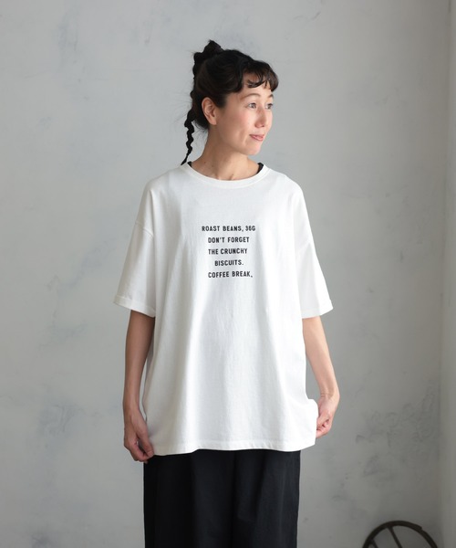 tシャツ さりげなく覗く、素敵なTシャツ。 レディース さりげなく覗く、素敵なTシャツ。（Tシャツ/カットソー
