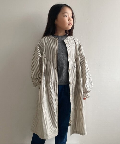 apres les cours（アプレレクール）の「【WEB限定】まいにちワンピース（ワンピース・キッズ・ピンク/その他3/ミント/マスタード/ネイビー/オレンジ/ストライプ・80/90/100/110/120/130/140）」の20枚目の写真