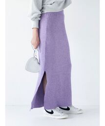 Ungrid | サイドスリットリブニットスカート(スカート)