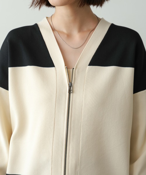 セール】超軽量ロゴPTZIPカーディガン（カーディガン/ボレロ）｜Bou