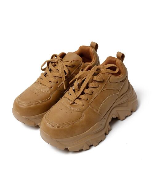 WEGO/【好評につき25年春夏再入荷！】厚底ボリュームダッド