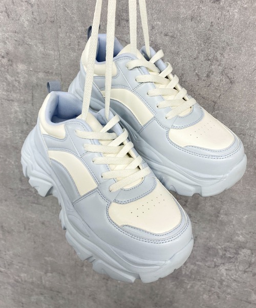 WEGO/【好評につき25年春夏再入荷！】厚底ボリュームダッド