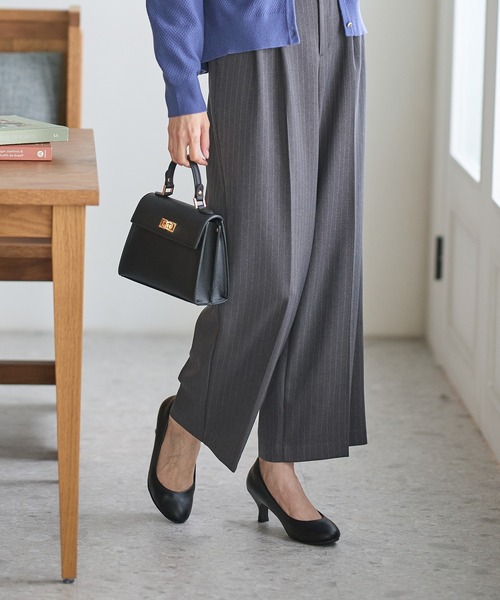 Honeys（ハニーズ）の「金具使いフラップバッグ（ハンドバッグ・レディース・ブラウン/ブラック/グレイッシュベージュ・FREE）」の4枚目の写真