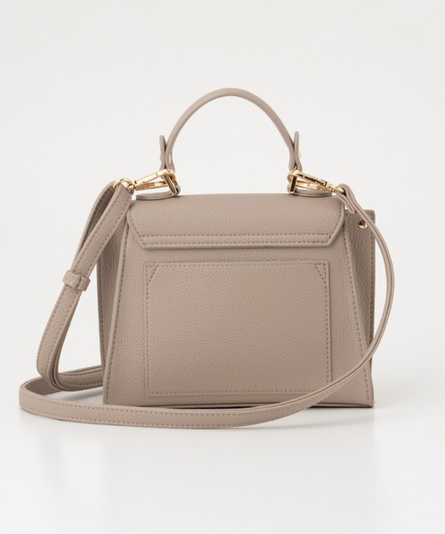 Honeys（ハニーズ）の「金具使いフラップバッグ（ハンドバッグ・レディース・ブラウン/ブラック/グレイッシュベージュ・FREE）」の14枚目の写真