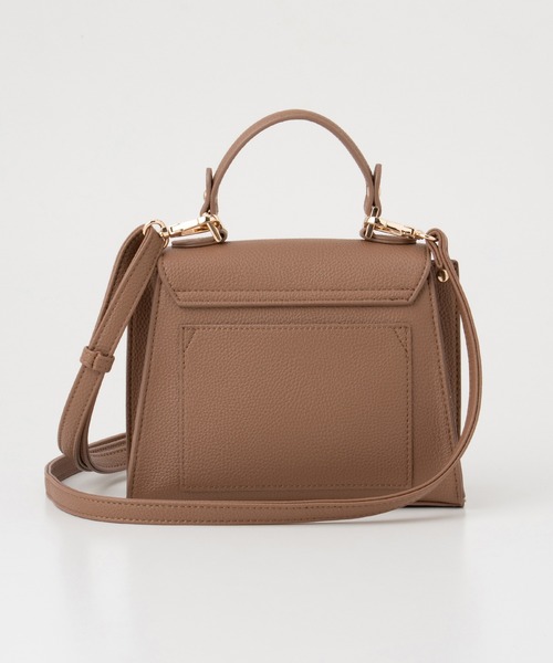 Honeys（ハニーズ）の「金具使いフラップバッグ（ハンドバッグ・レディース・ブラウン/ブラック/グレイッシュベージュ・FREE）」の17枚目の写真