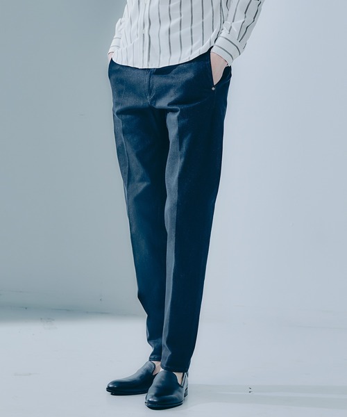 DESIGNWORKS（デザインワークス）の「【ハイパーストレッチ】スリム デニム/パンツ（デニムパンツ・メンズ・ブラック/ホワイト/インディゴブルー・48/46/44/50）」の2枚目の写真