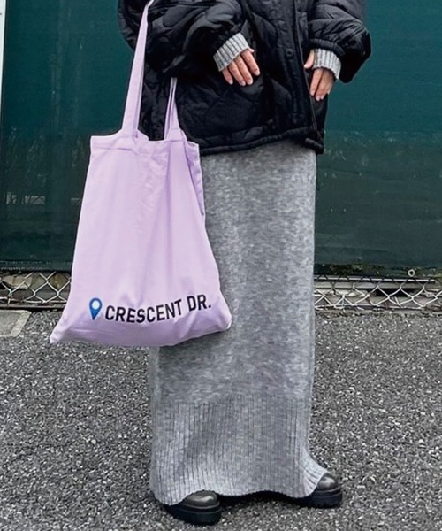 CORNERS by KR(コーナーズバイケーアール)の「【CORNERS by KR】カラーロゴトートバッグ(トートバッグ・レディース・ライム/ネイビー/パープル/オレンジ・FREE)」の19枚目の写真