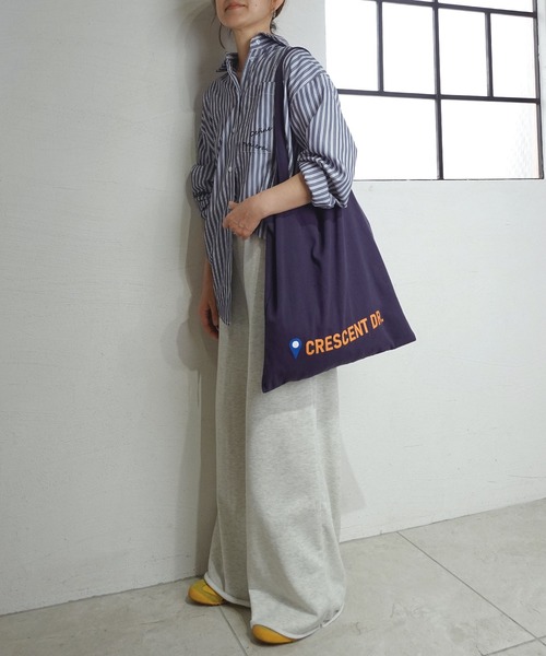 CORNERS by KR(コーナーズバイケーアール)の「【CORNERS by KR】カラーロゴトートバッグ(トートバッグ・レディース・ライム/ネイビー/パープル/オレンジ・FREE)」の22枚目の写真