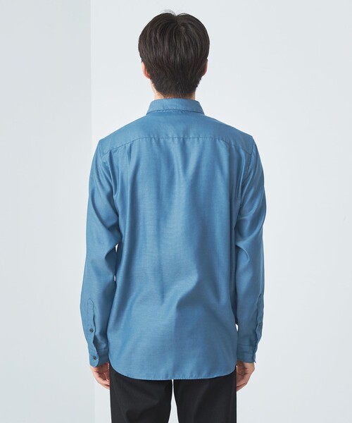 green label relaxing（グリーンレーベルリラクシング）の「オックスフォード ボタンダウンカラーシャツ -防シワ-（シャツ/ブラウス・メンズ・ライトブルー/ホワイト/ロイヤルブルー/ネイビー・S/XL/L/M）」の15枚目の写真